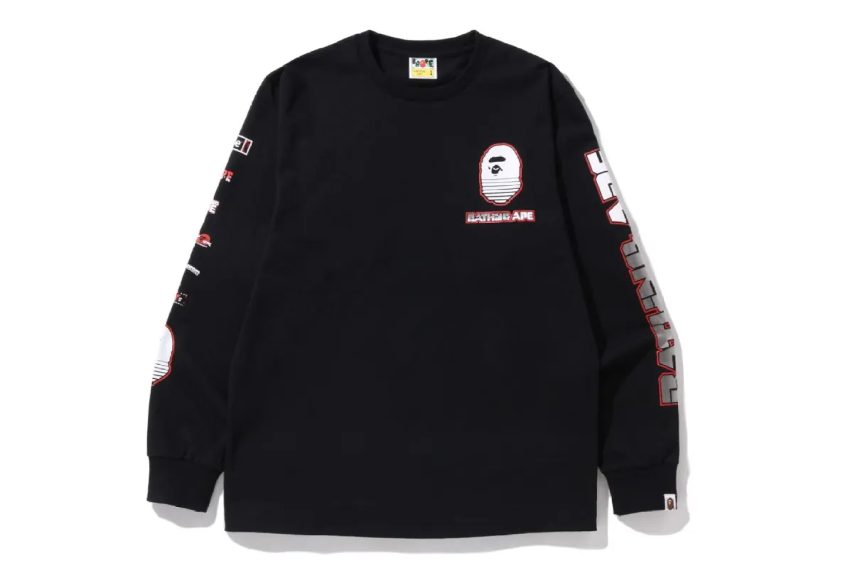 GRAPHIC #1 L/S TEE sold by Bape
