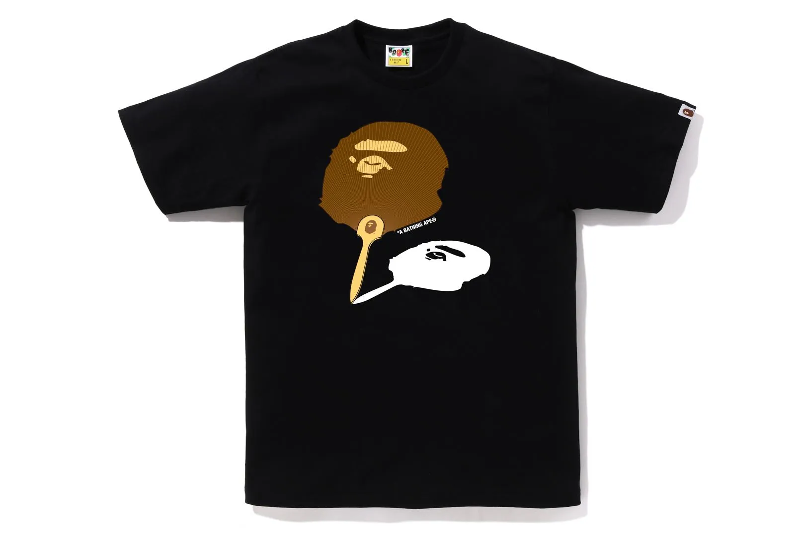 JAPANESE FAN APE HEAD TEE sold by Bape