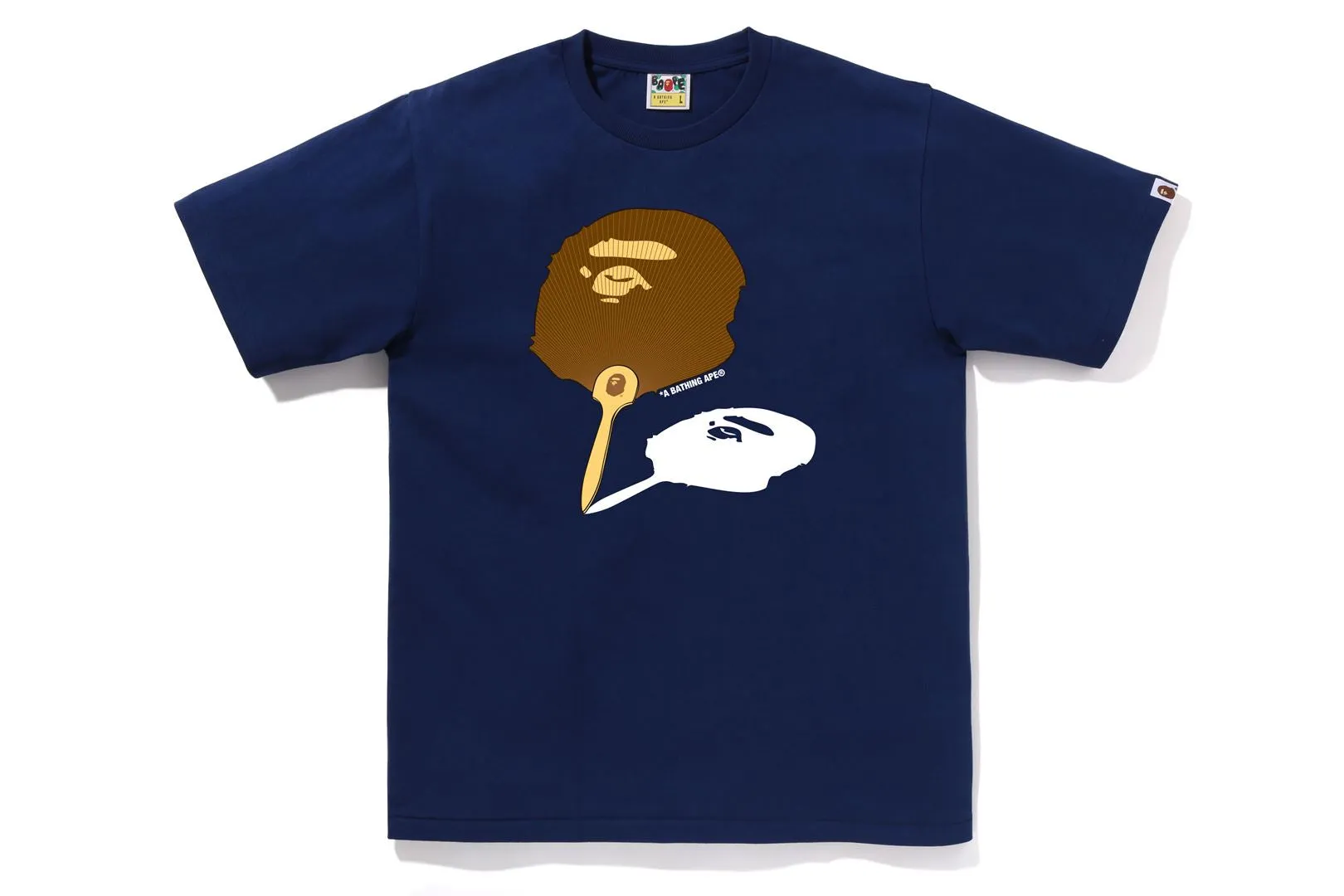JAPANESE FAN APE HEAD TEE sold by Bape product image thumbnail 5
