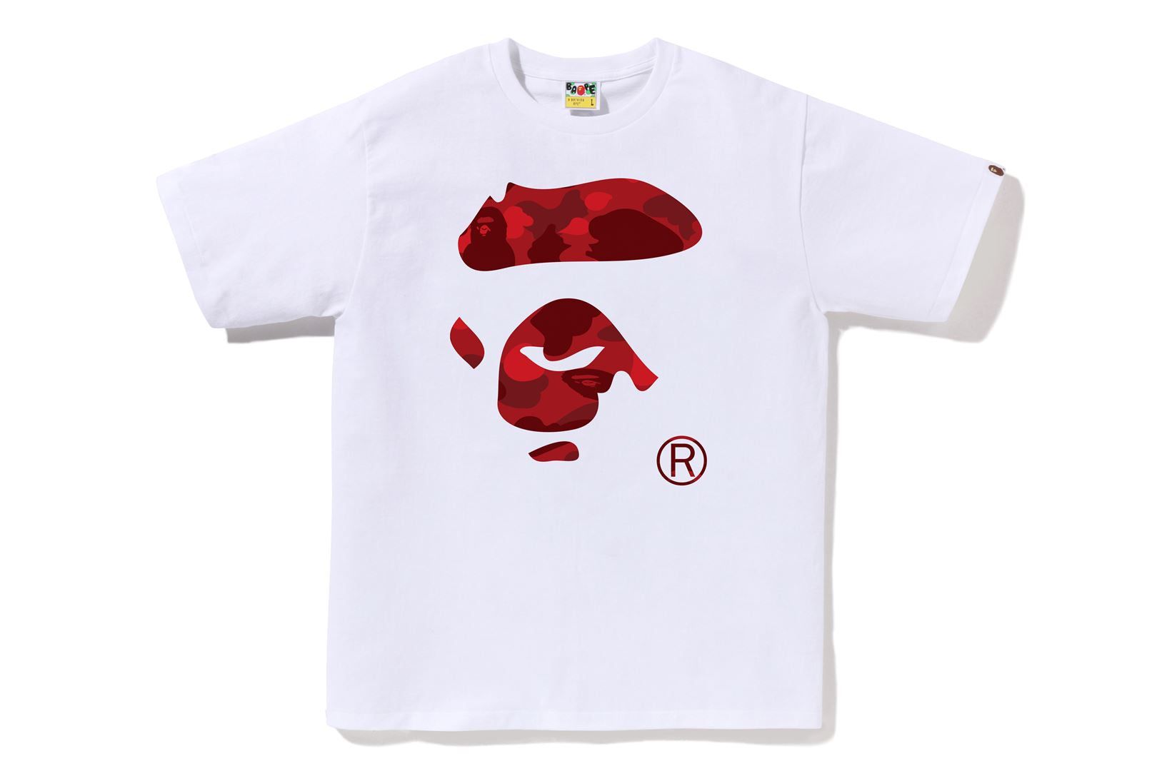 COLOR CAMO APE FACE TEE sold by Bape product image thumbnail 5