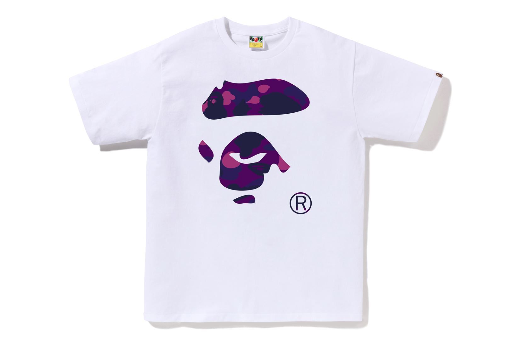 COLOR CAMO APE FACE TEE sold by Bape product image thumbnail 3