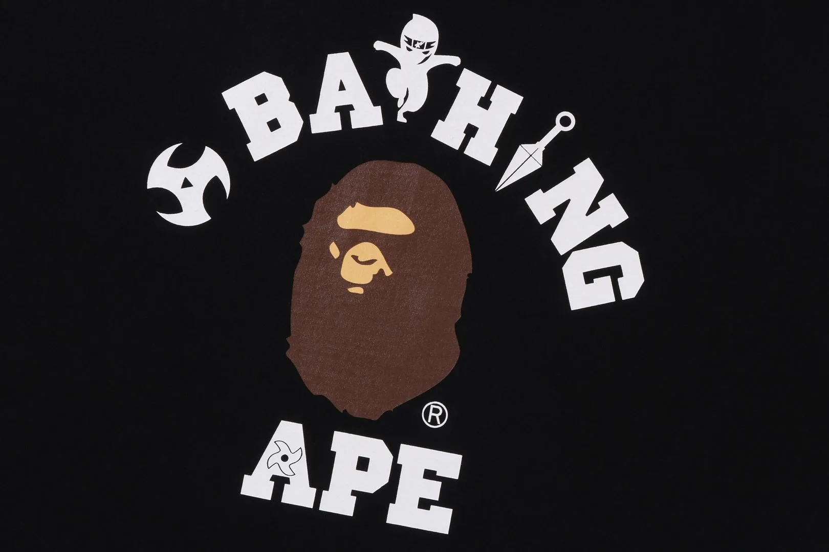 NINJA COLLEGE TEE sold by Bape product image thumbnail 3