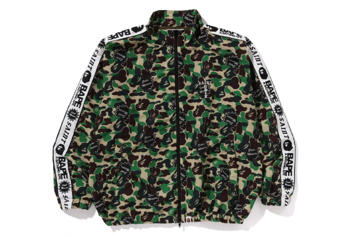 【 BAPE X SAINT MXXXXXX 】ABC CAMO TRACK JACKET sold by Bape