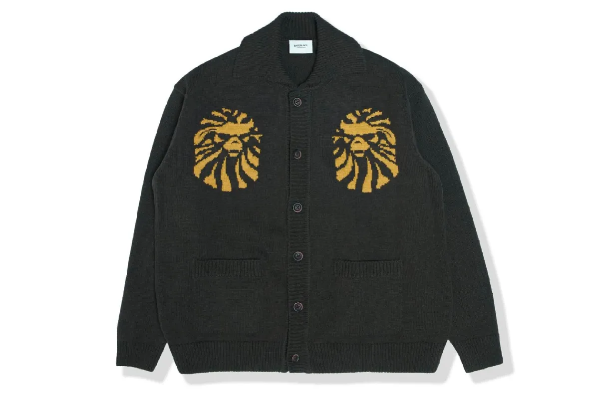 【 BAPE BLACK 】LOGO CARDIGAN sold by Bape