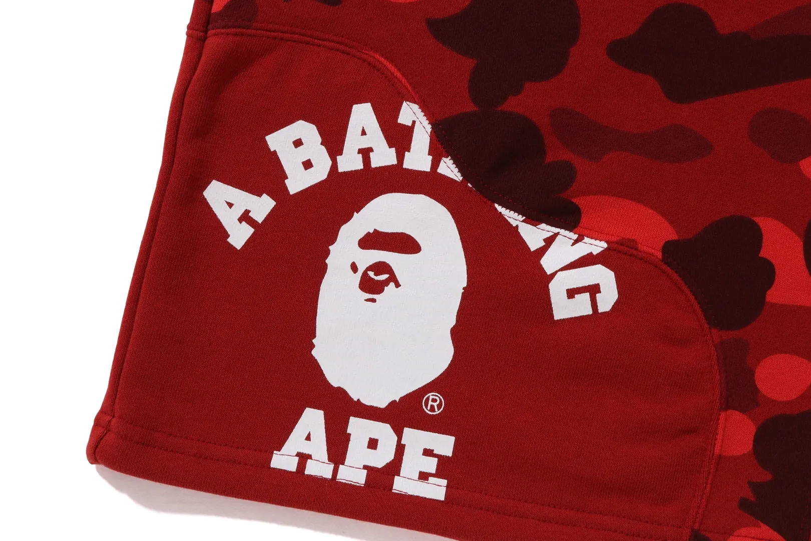 COLOR CAMO CUTTING SWEAT SHORTS sold by Bape product image thumbnail 3