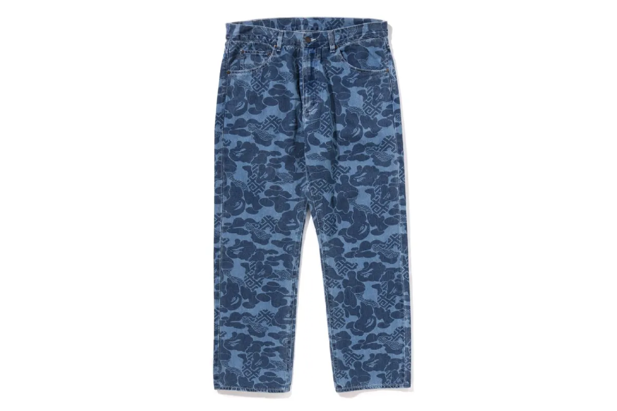 ASIA CAMO DENIM PANTS sold by Bape