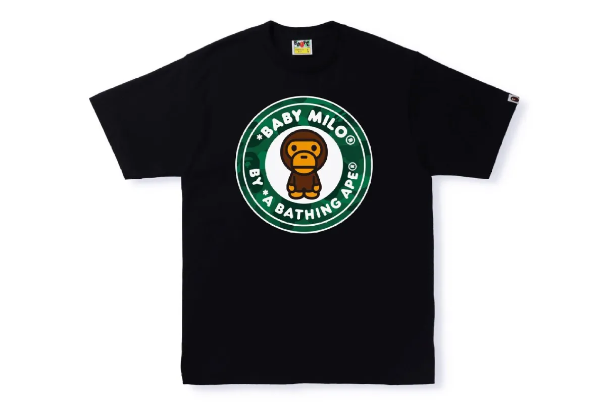 COLOR CAMO MILO BUSY WORKS TEE sold by Bape
