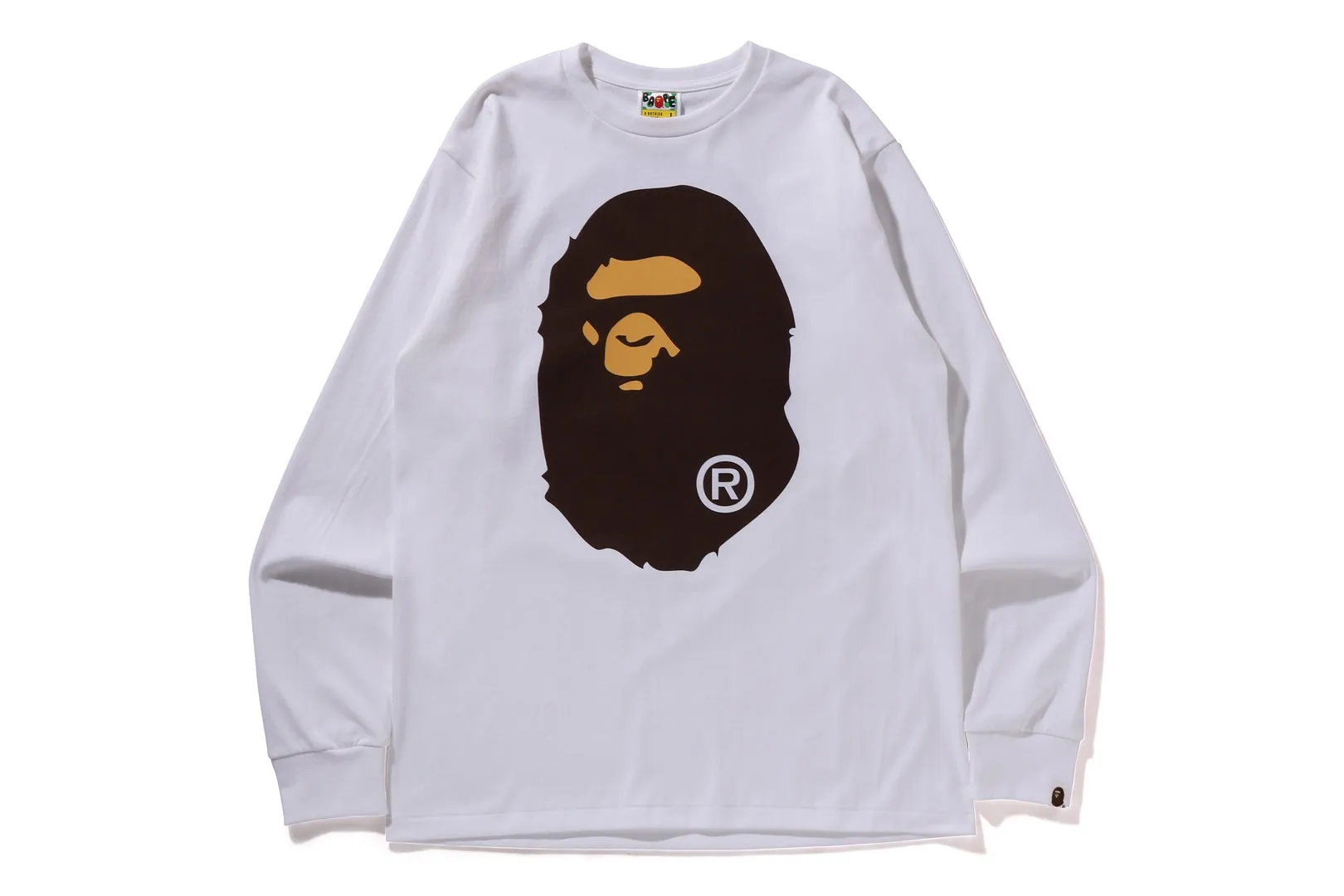 BIG APE HEAD L/S TEE sold by Bape product image thumbnail 3