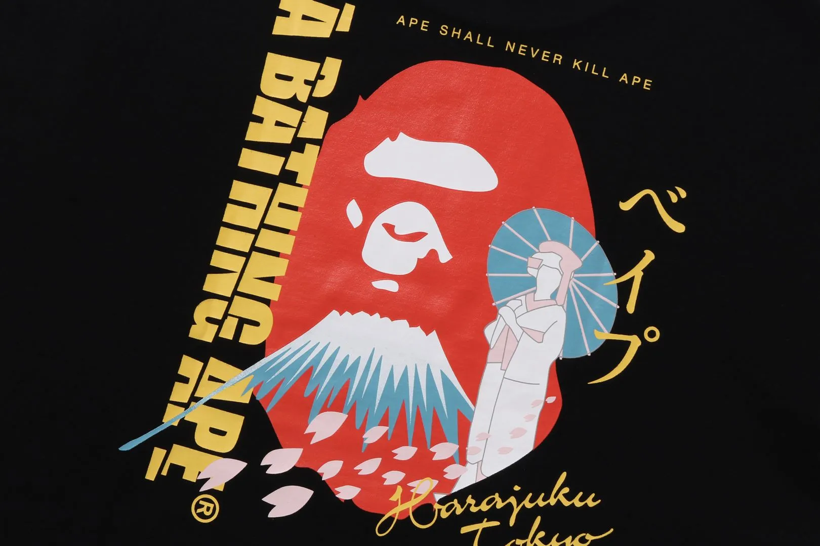 JAPAN CULTURE SOUVENIR L/S TEE sold by Bape product image thumbnail 4