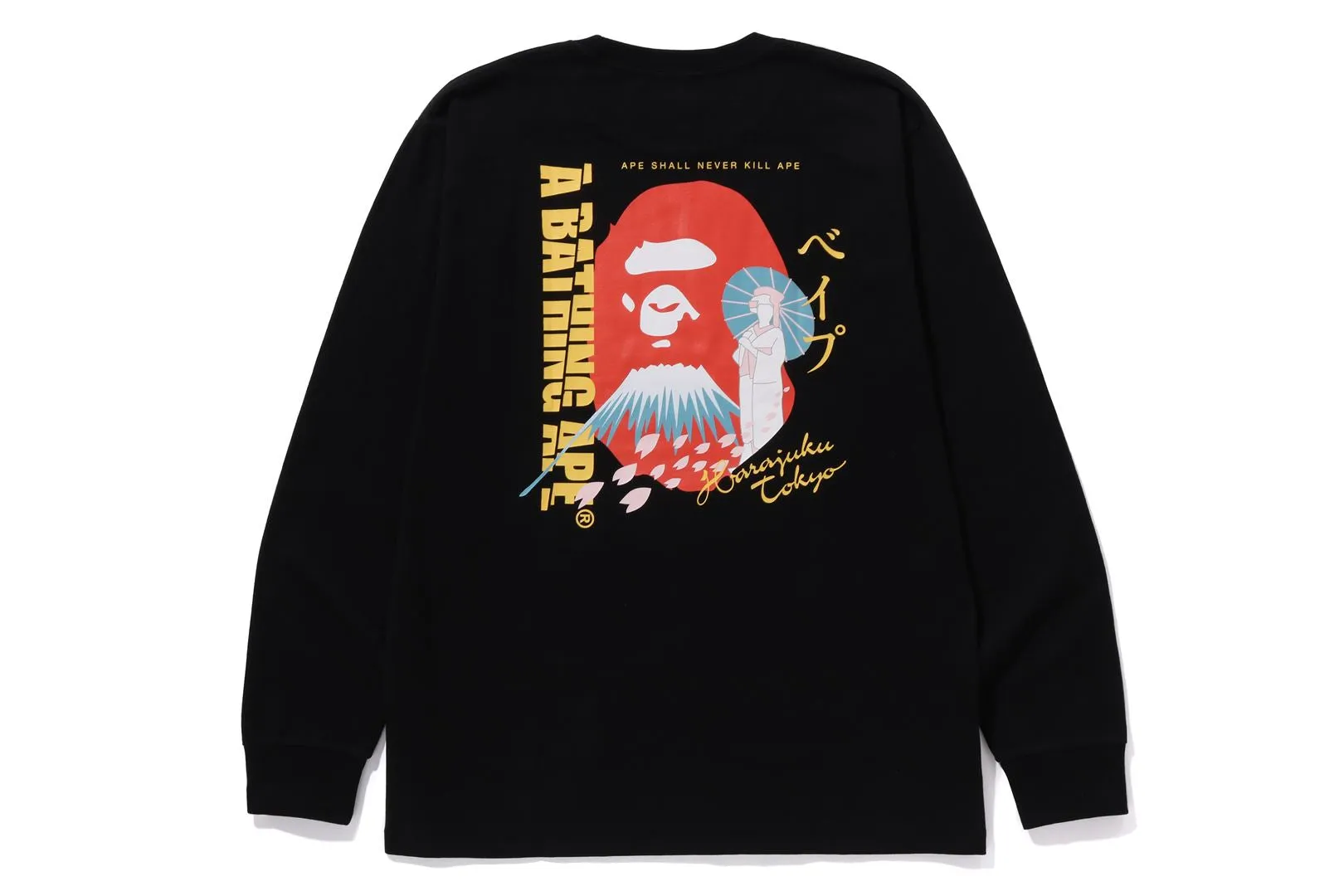JAPAN CULTURE SOUVENIR L/S TEE sold by Bape product image thumbnail 2