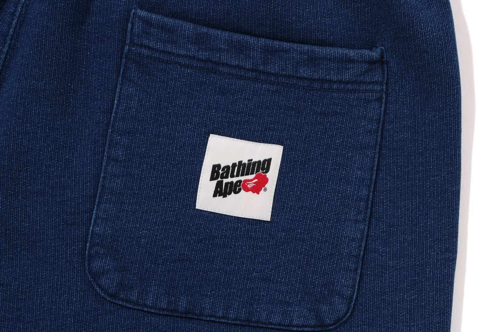 APE HEAD ONE POINT INDIGO SWEAT PANTS sold by Bape product image thumbnail 5