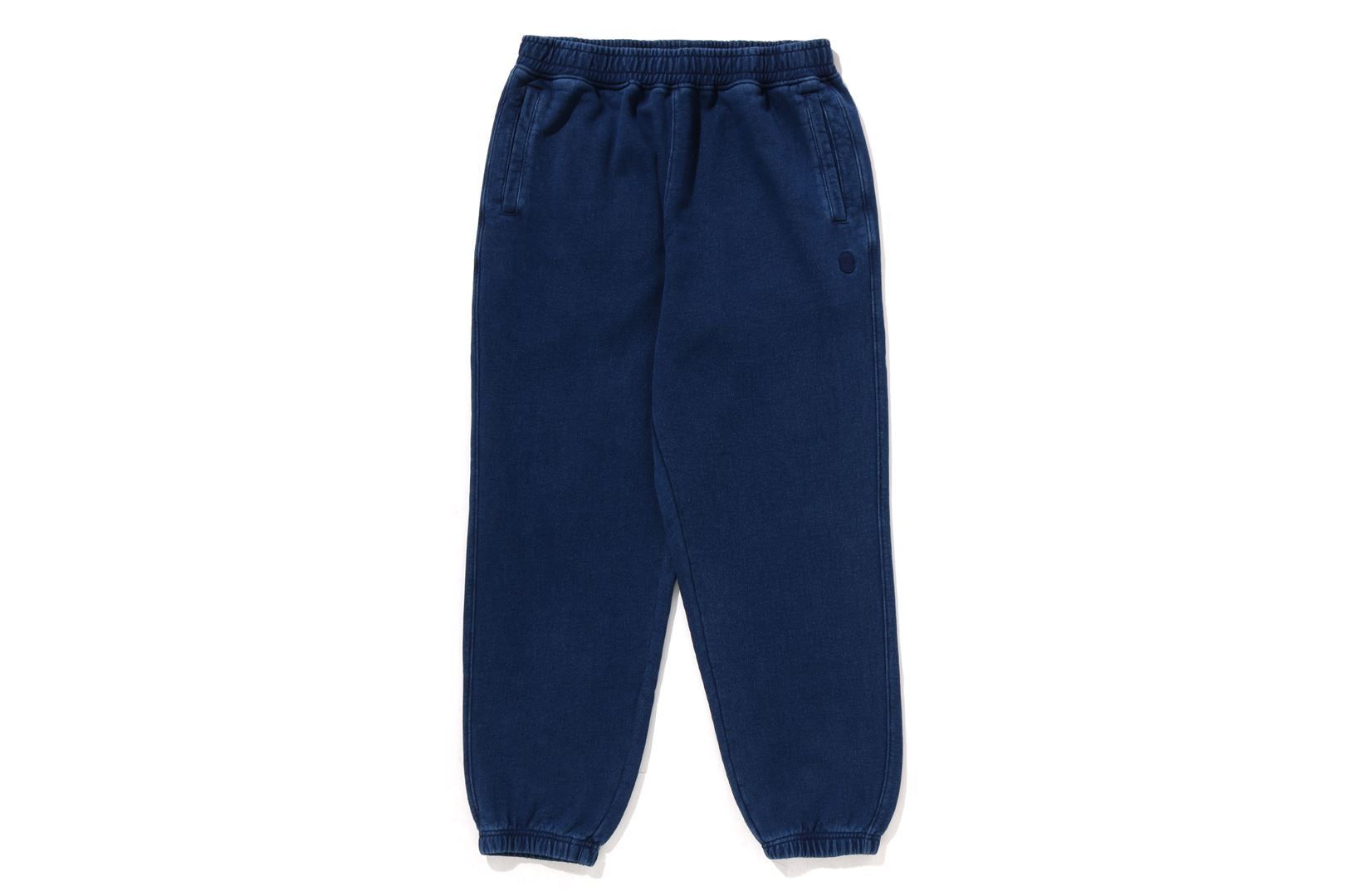 APE HEAD ONE POINT INDIGO SWEAT PANTS sold by Bape