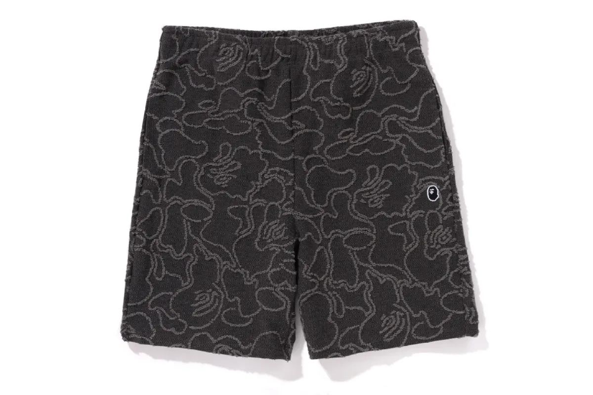 NEON CAMO JACQUARD SWEAT SHORTS sold by Bape