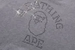 RHINESTONE COLLEGE PULLOVER HOODIE sold by Bape