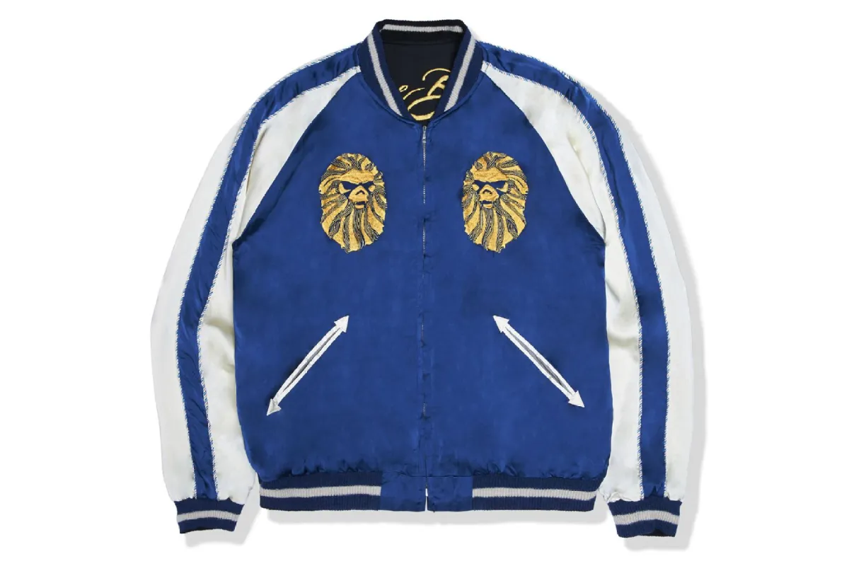 【 BAPE BLACK X TAILOR TOYO 】REVERSIBLE SOUVENIR JACKET sold by Bape