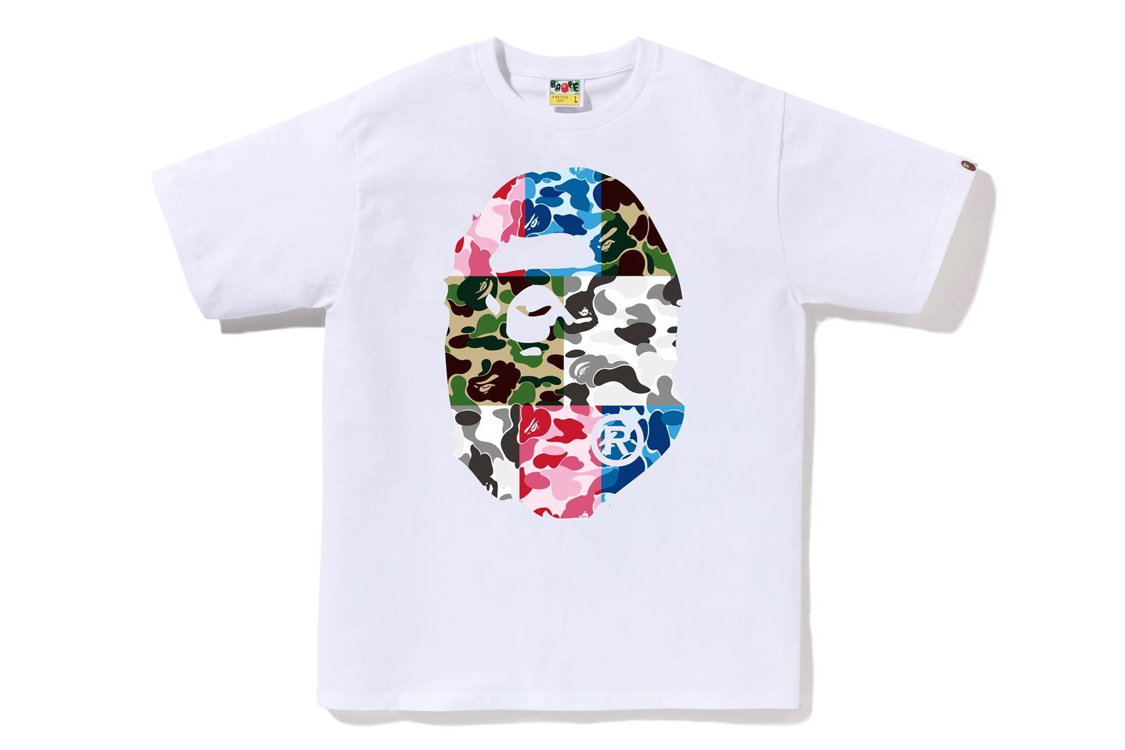 ABC CAMO CRAZY BIG APE HEAD TEE sold by Bape product image thumbnail 2