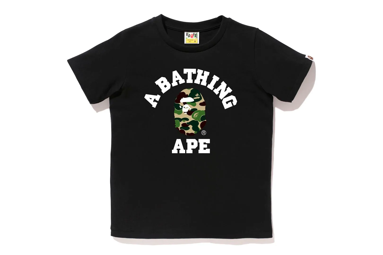 ABC CAMO COLLEGE TEE sold by Bape