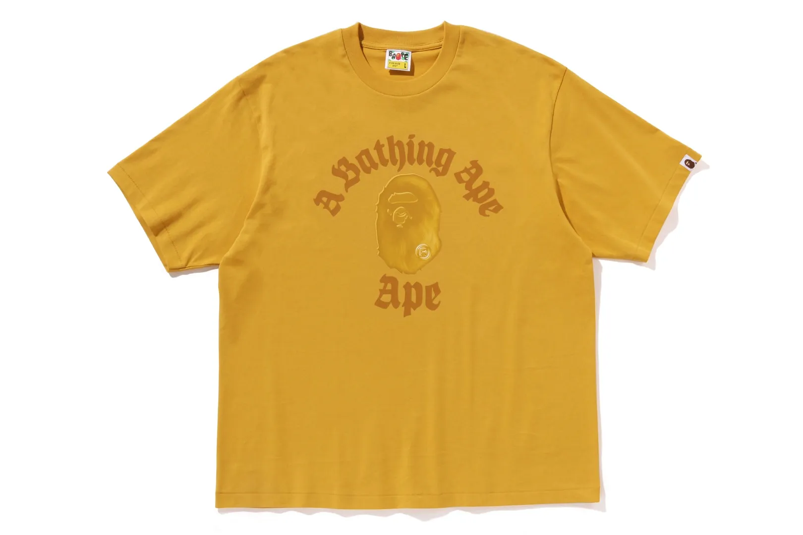 GOTHIC COLLEGE RELAXED FIT TEE sold by Bape product image thumbnail 4