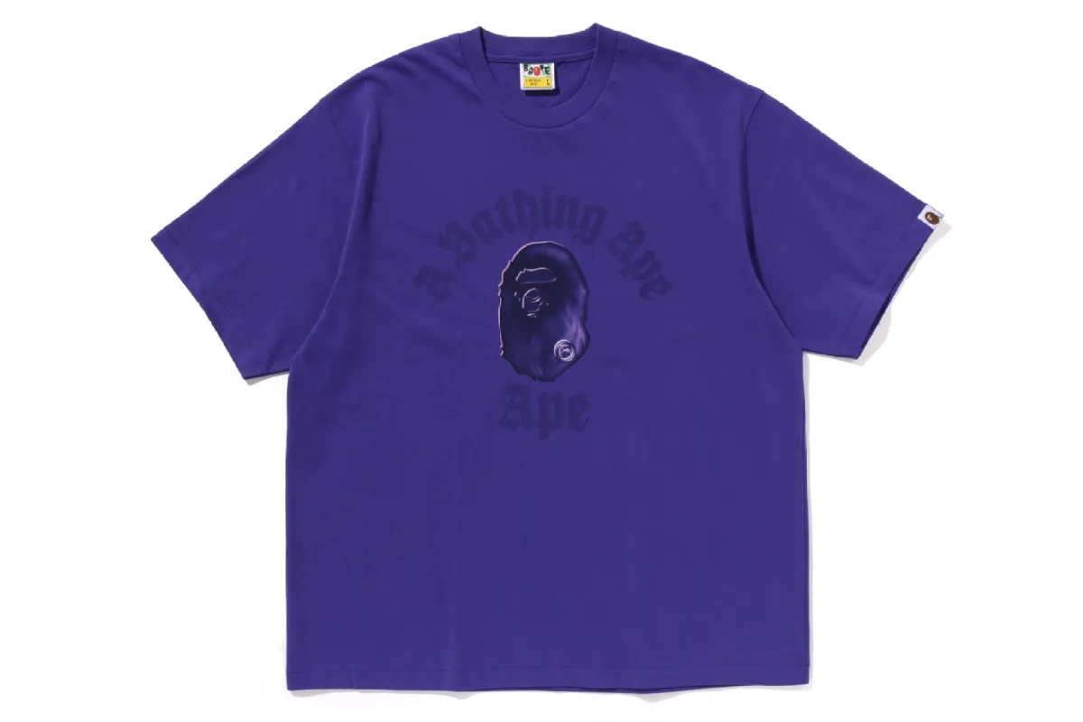 GOTHIC COLLEGE RELAXED FIT TEE sold by Bape