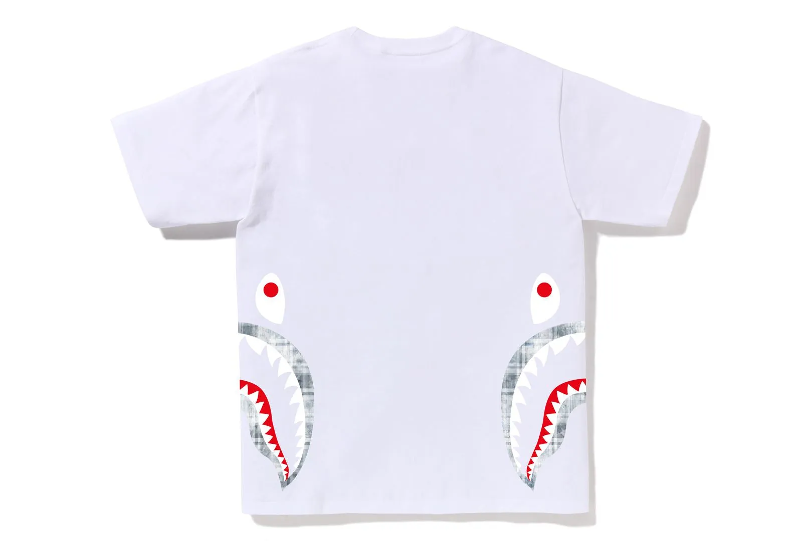BLEACHED BAPE CHECK SIDE SHARK TEE sold by Bape product image thumbnail 4
