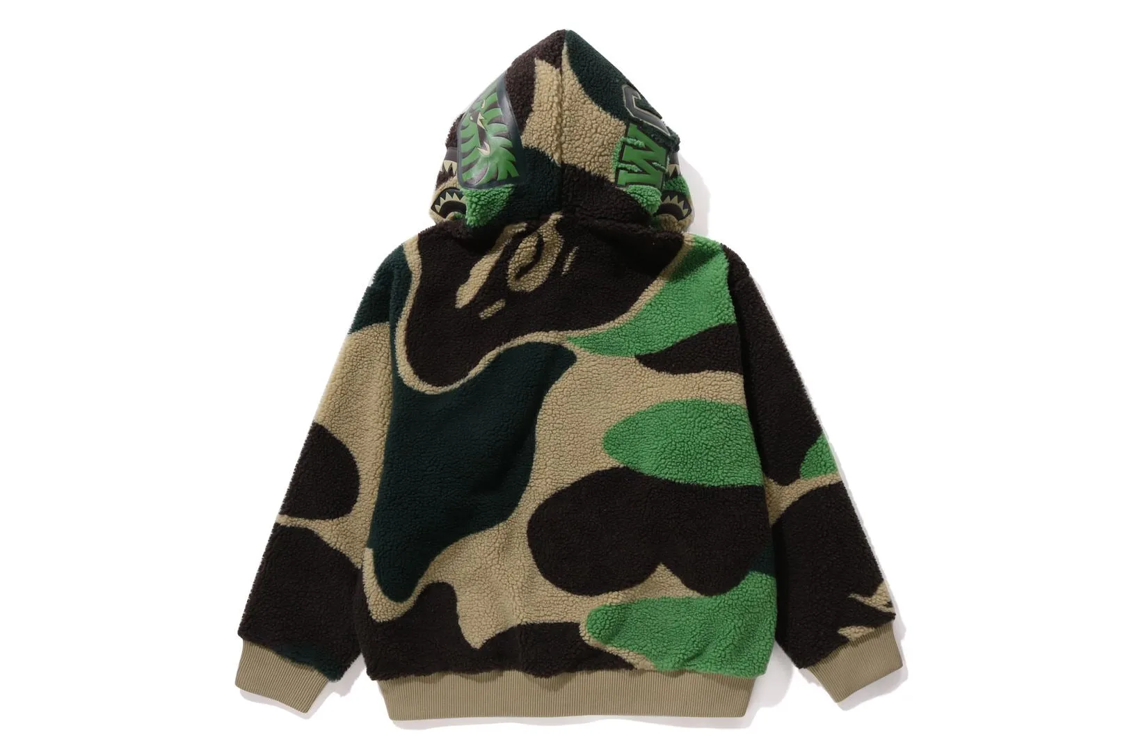 MEGA ABC CAMO SHARK BOA HOODIE JACKET sold by Bape product image thumbnail 3