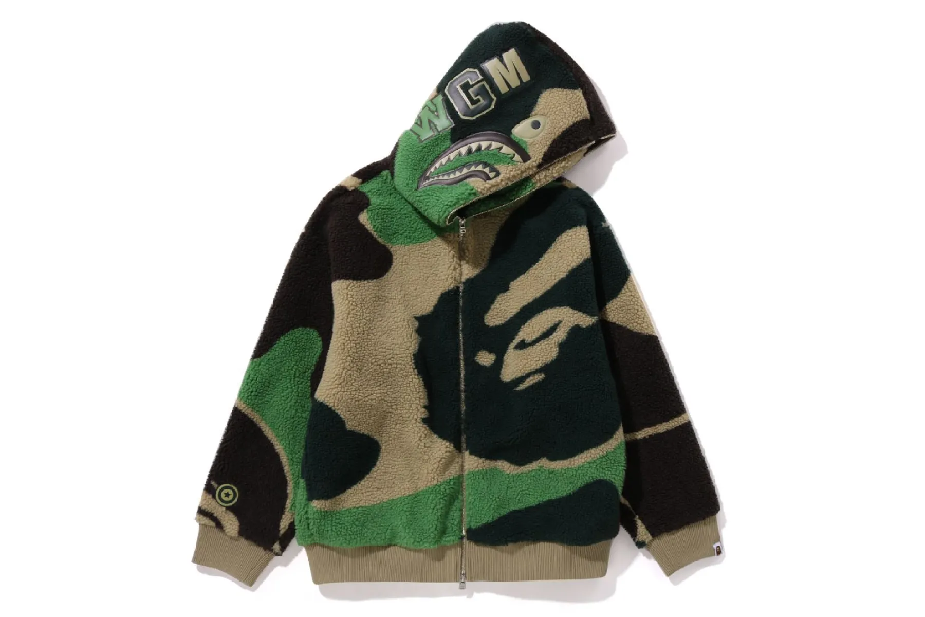 MEGA ABC CAMO SHARK BOA HOODIE JACKET | Parallel