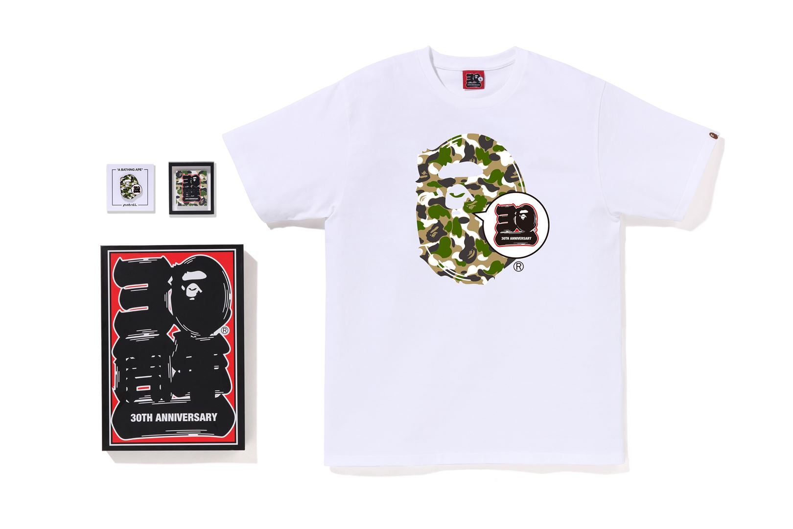 BAPE STORE ZOZOTOWN BAPE 30TH ANNIV. APE HEAD TEE SET sold by Bape product image thumbnail 4