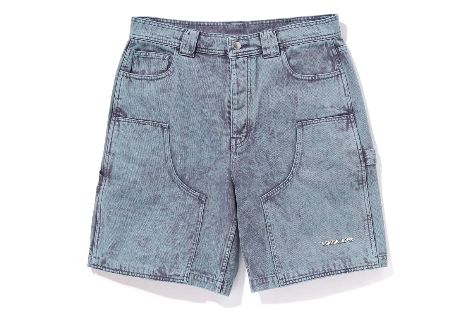 ACID WASH WORK SHORTS sold by Bape