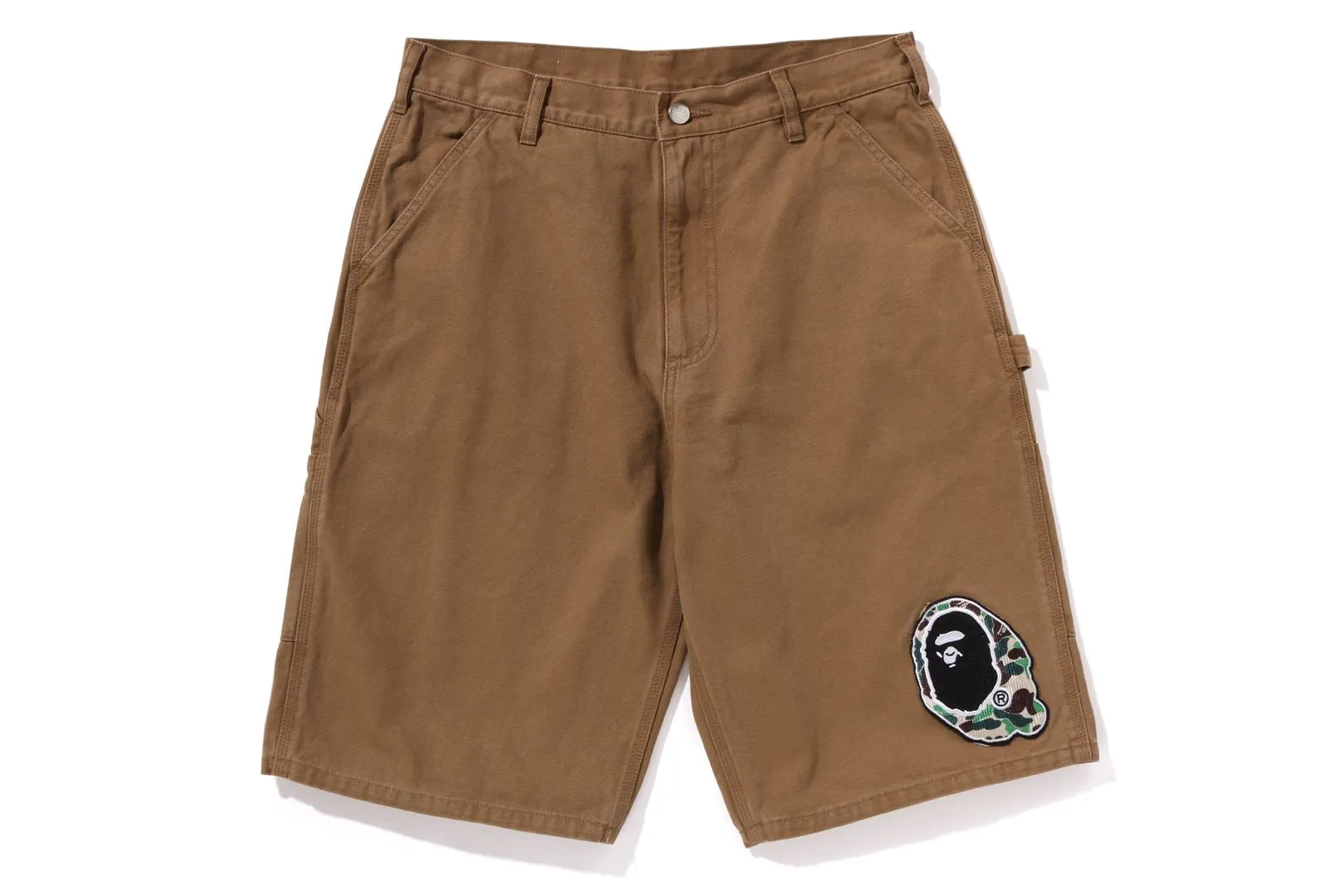 WASHED DUCK PAINTER SHORTS sold by Bape