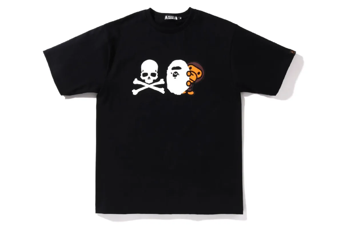 【 BAPE X MMJ 】APE HEAD & MILO TEE sold by Bape