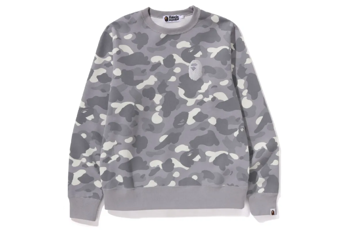 CITY CAMO LARGE APE HEAD CREWNECK sold by Bape