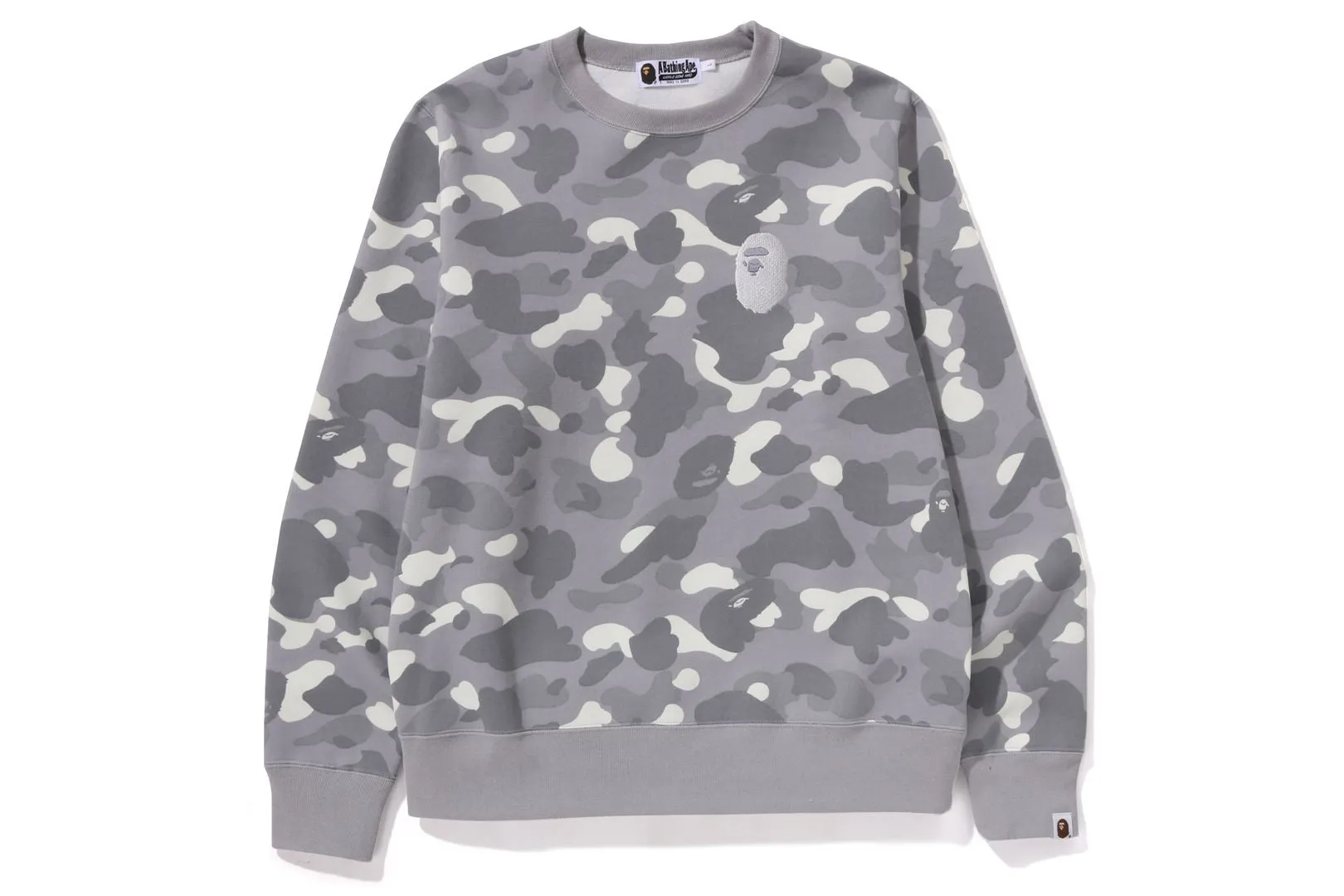 CITY CAMO LARGE APE HEAD CREWNECK sold by Bape