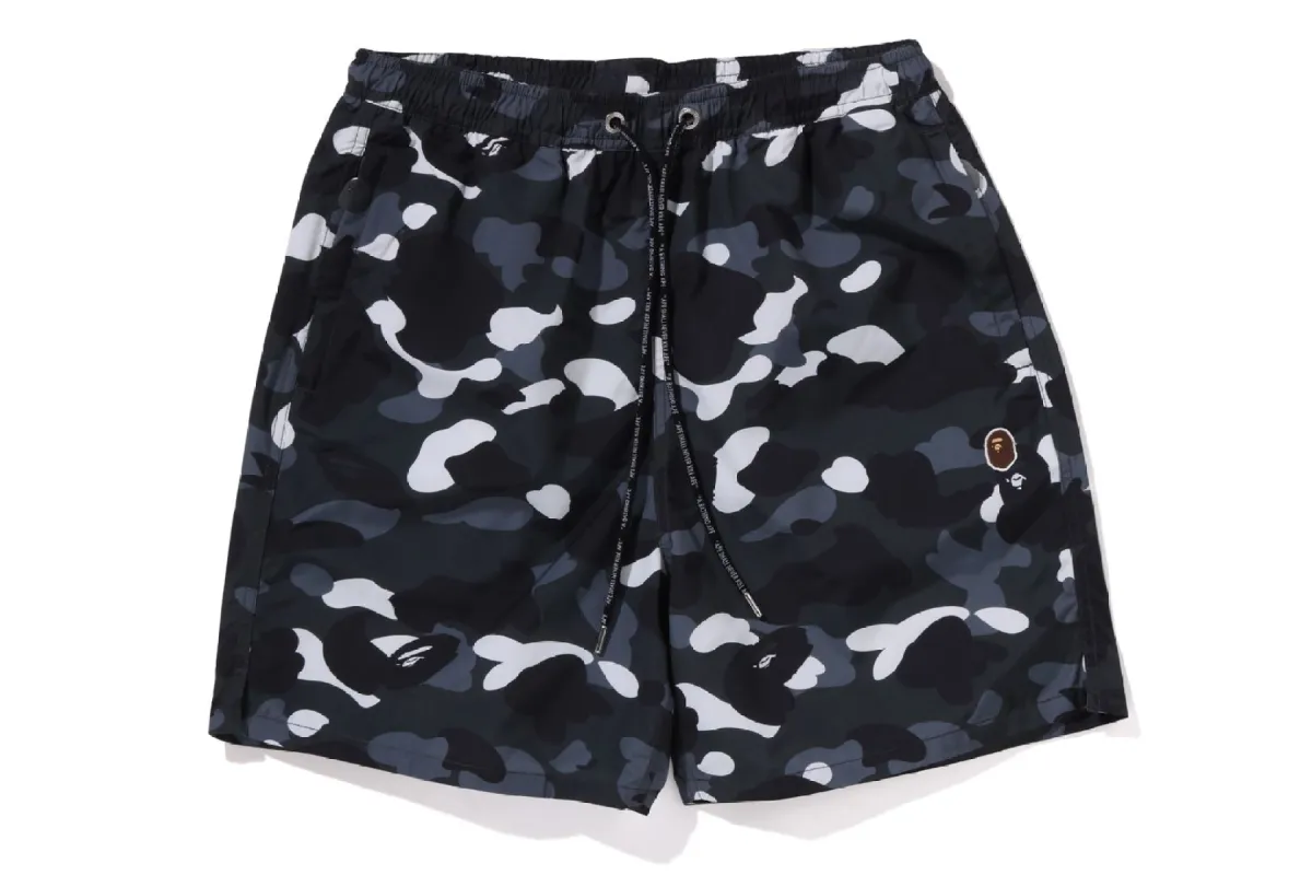 CITY CAMO APE HEAD ONE POINT BEACH SHORTS made by Bape