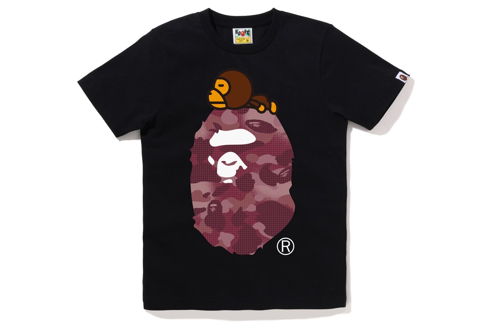 GRID CAMO MILO ON BIG APE TEE sold by Bape product image thumbnail 3