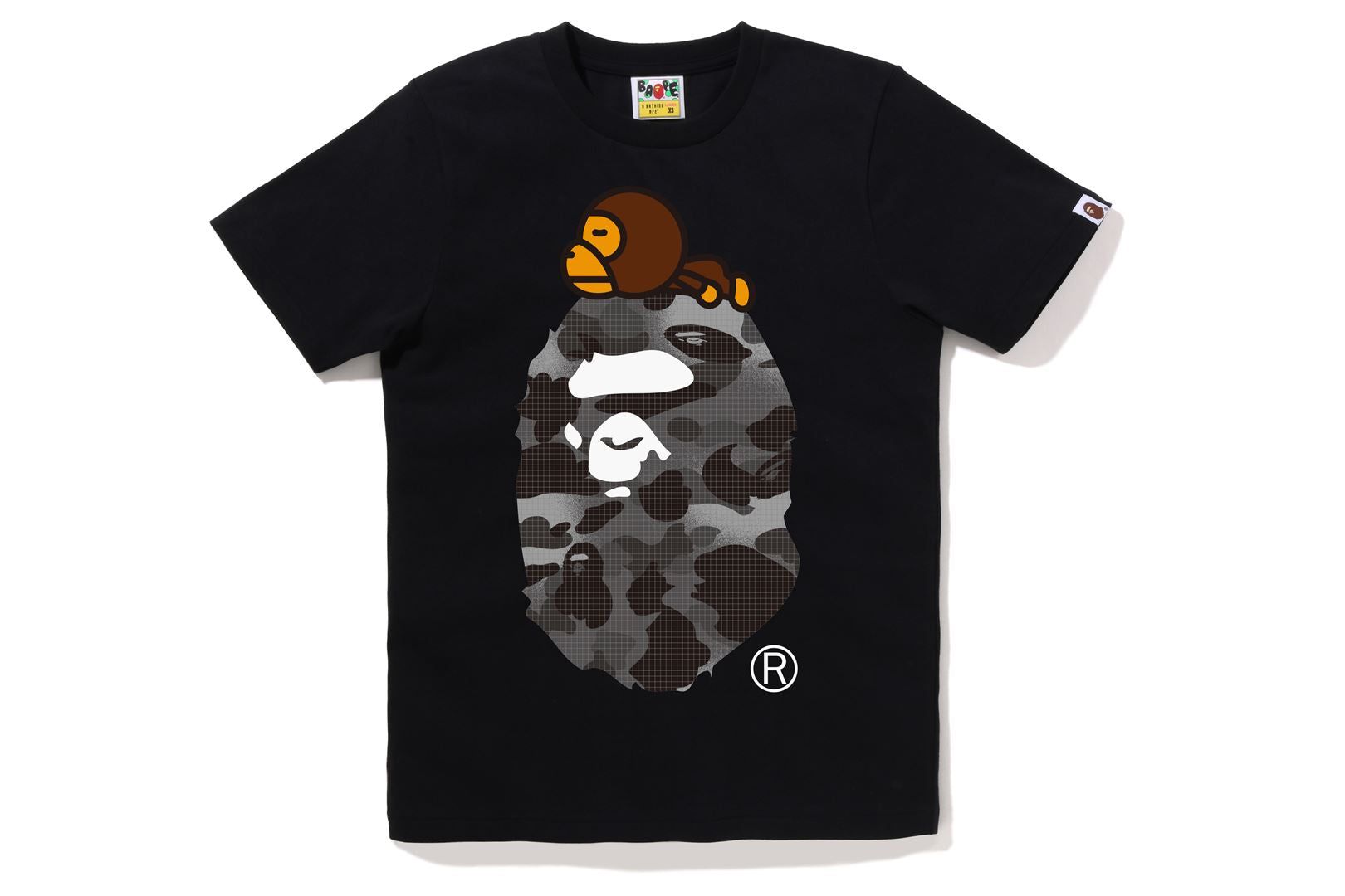 GRID CAMO MILO ON BIG APE TEE sold by Bape product image thumbnail 4