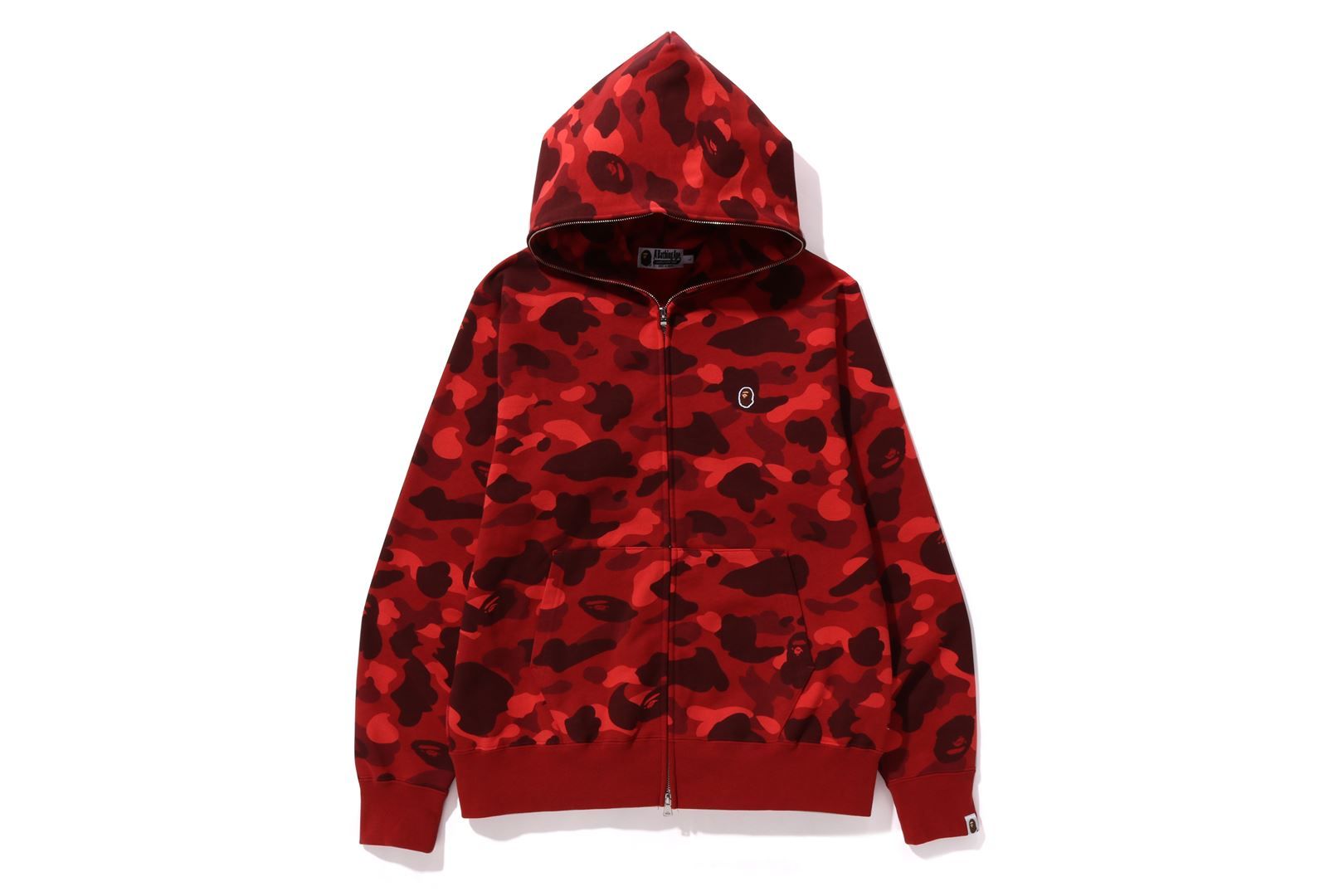 COLOR CAMO APE HEAD ONE POINT FULL ZIP HOODIE sold by Bape