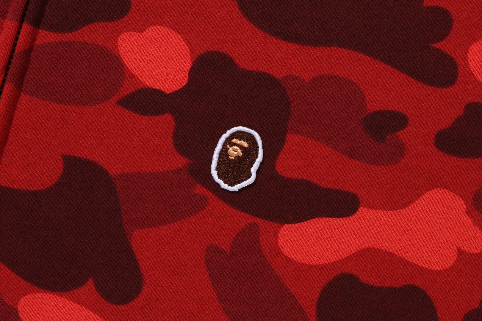 COLOR CAMO APE HEAD ONE POINT FULL ZIP HOODIE sold by Bape product image thumbnail 2
