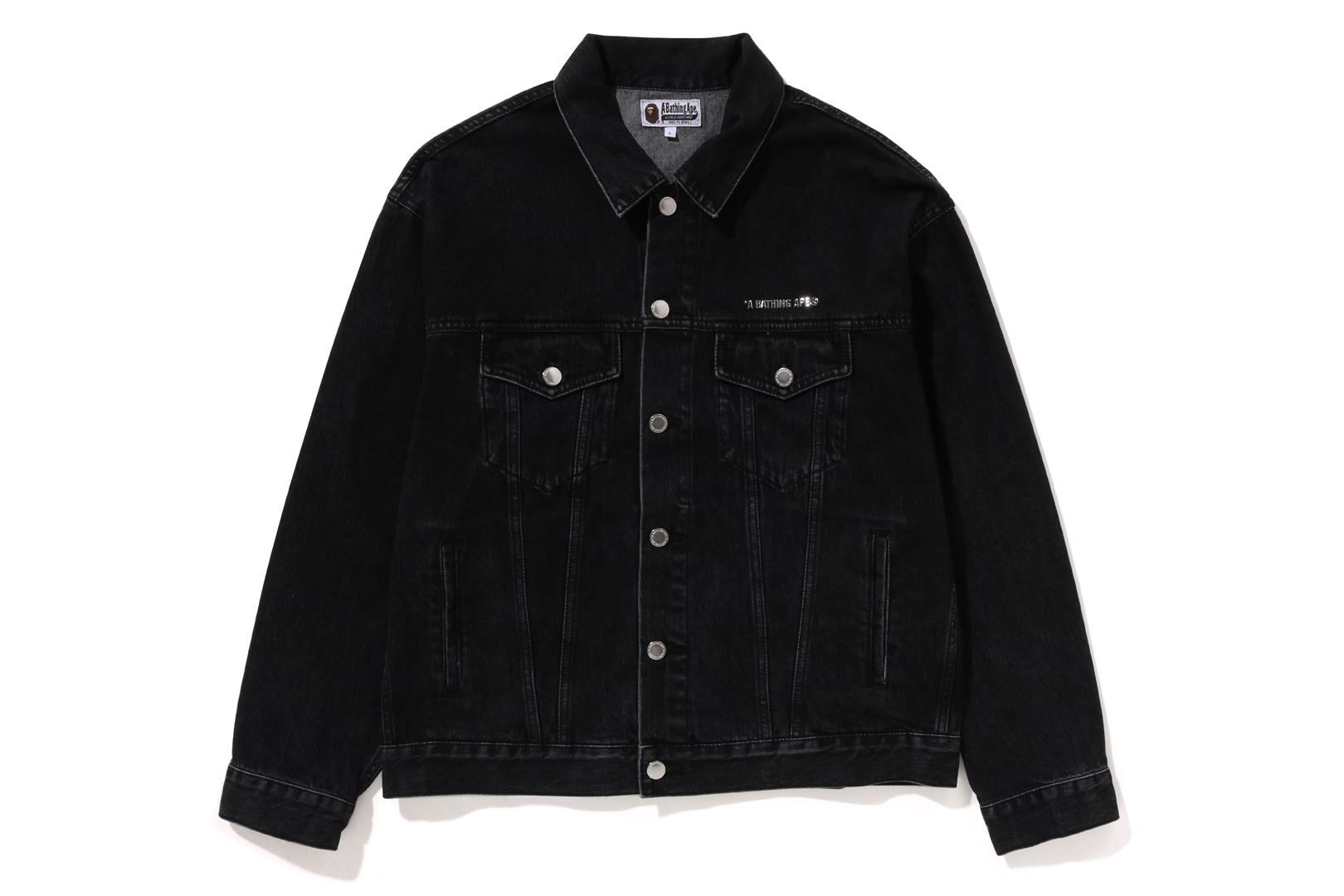 METAL LOGO PIN DENIM JACKET sold by Bape product image thumbnail 5