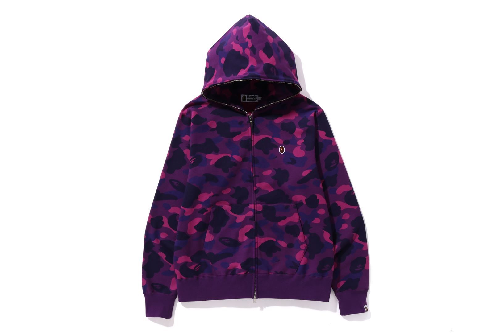 COLOR CAMO APE HEAD ONE POINT FULL ZIP HOODIE sold by Bape product image thumbnail 5