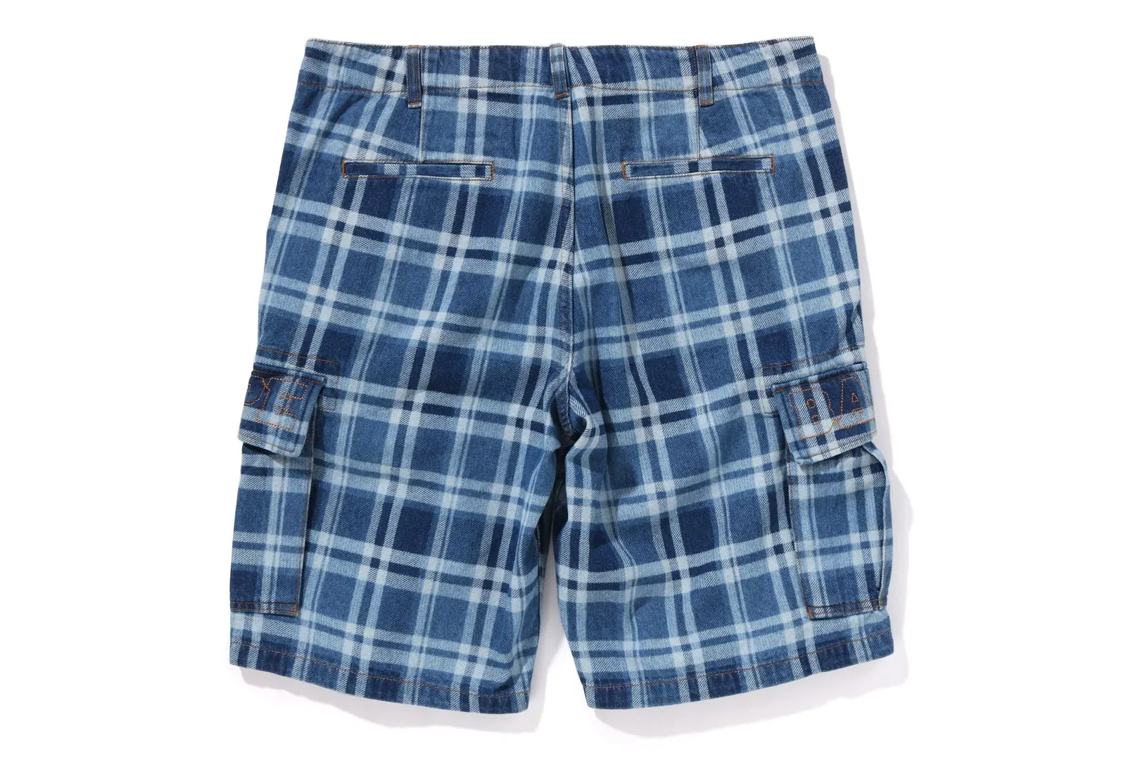 BAPE CHECK 6 POCKET DENIM SHORTS sold by Bape product image thumbnail 2