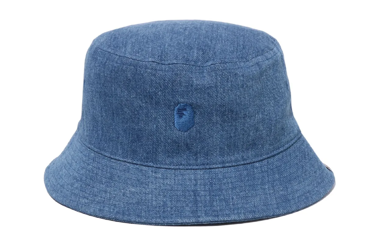 DENIM BUCKET HAT sold by Bape