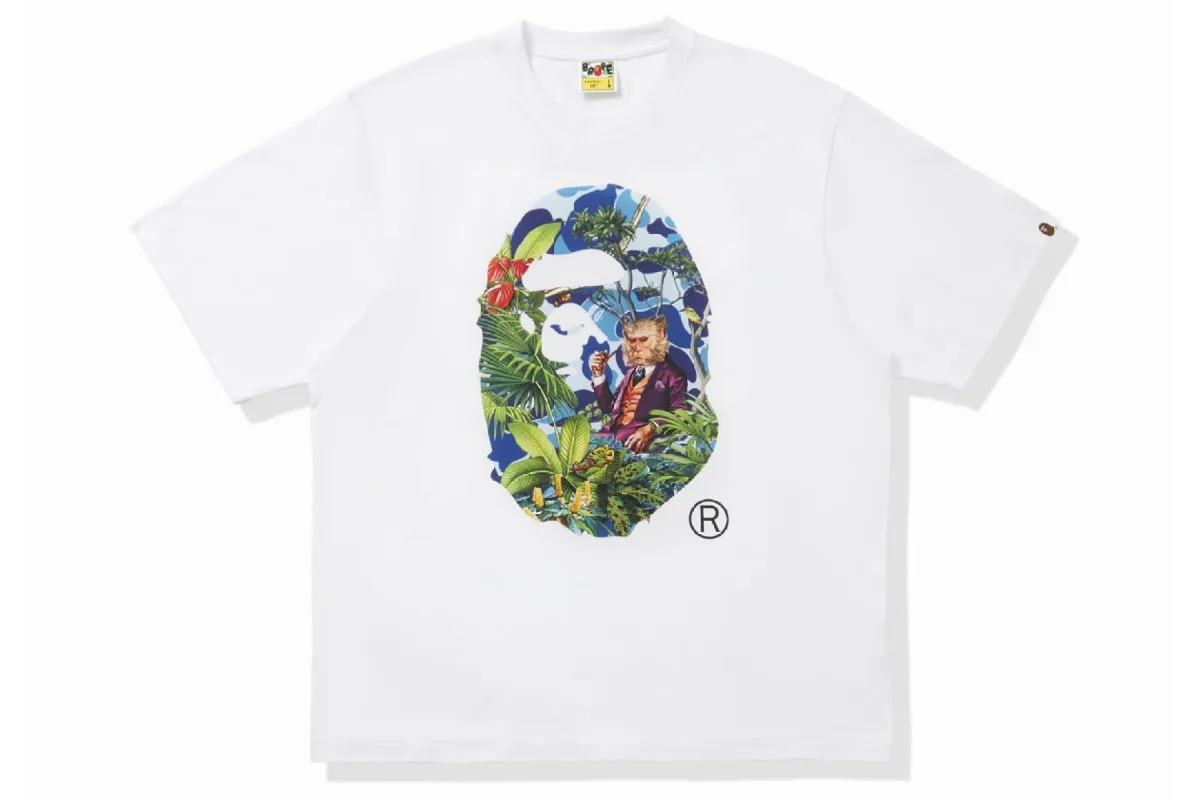 【 BAPE X MONKEY 47 】APE HEAD TEE sold by Bape