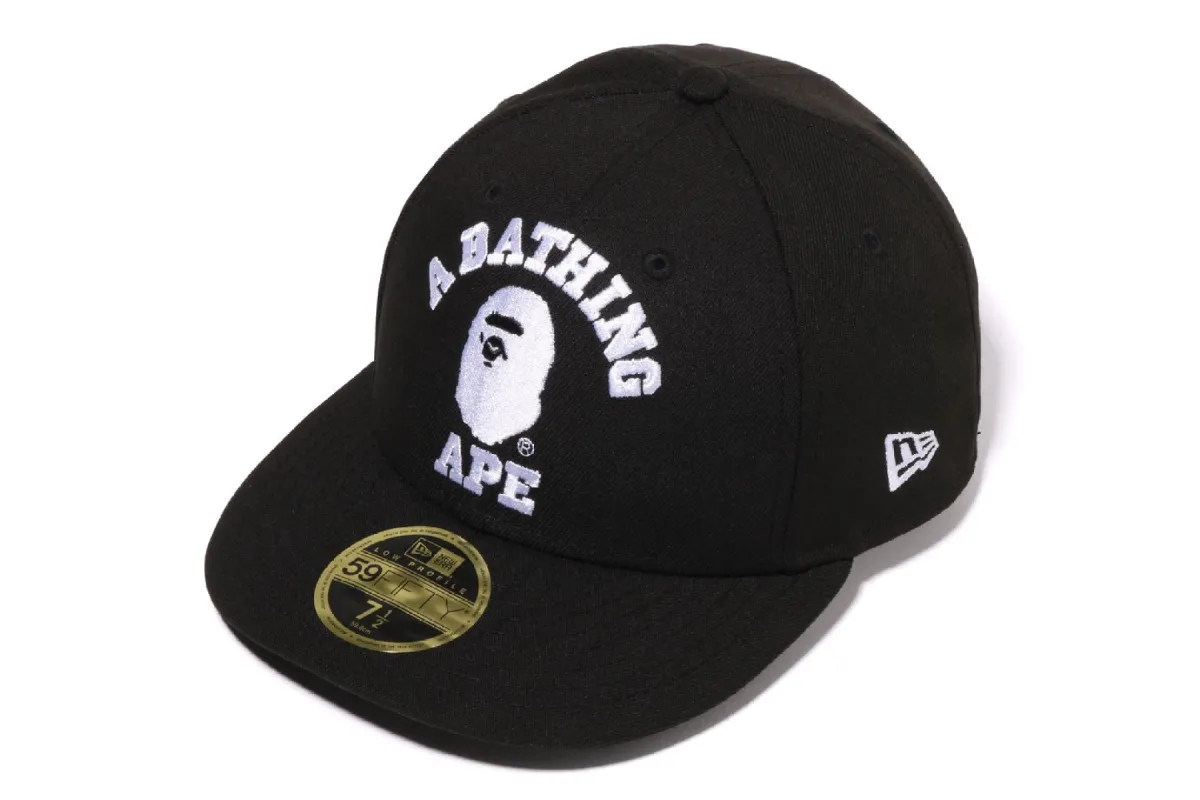 COLLEGE NEW ERA 59FIFTY LOW PROFILE CAP made by Bape