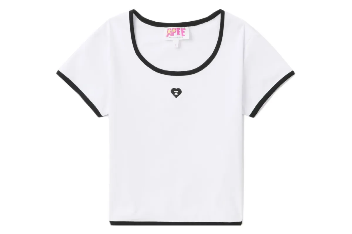 EMBROIDERY CROP TEE sold by Bape