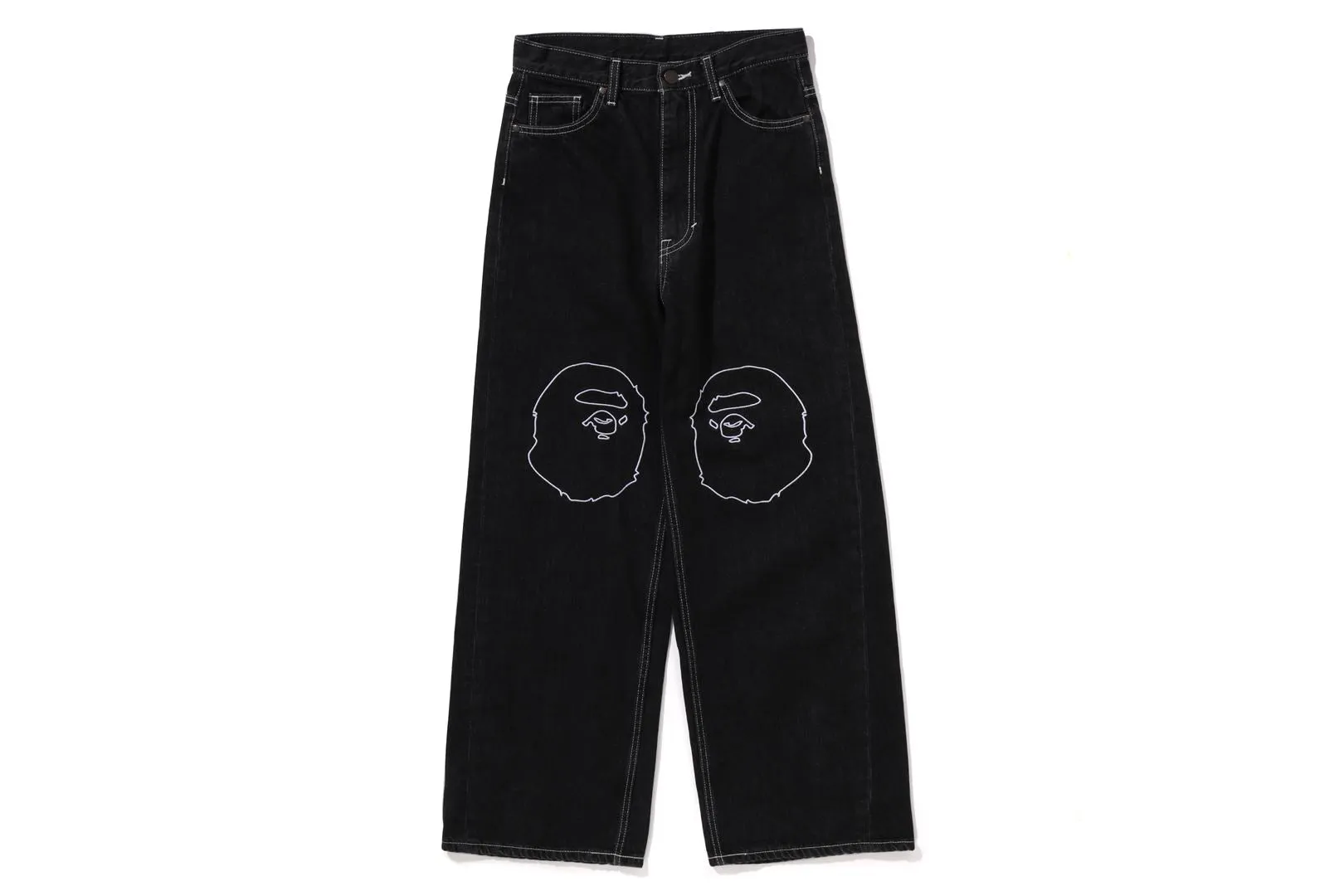 APE HEAD OVERSIZED FIT 12 OZ DENIM PANTS sold by Bape product image thumbnail 5