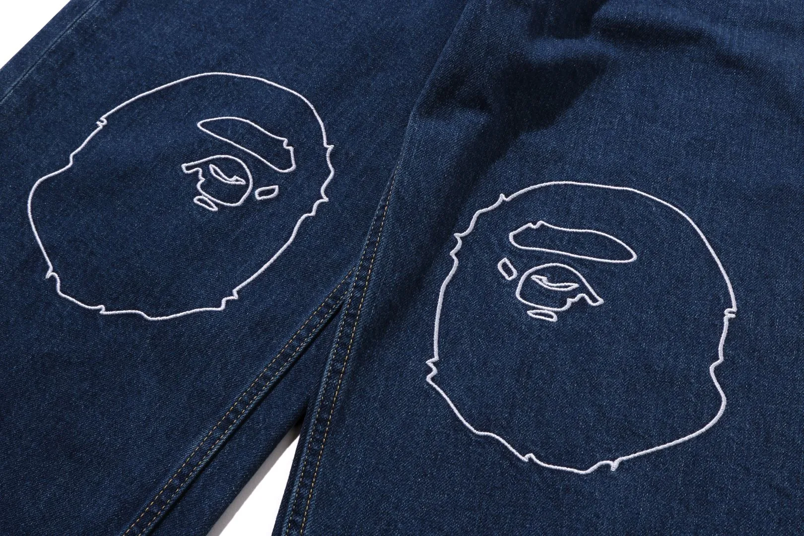 APE HEAD OVERSIZED FIT 12 OZ DENIM PANTS sold by Bape product image thumbnail 3