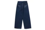 APE HEAD OVERSIZED FIT 12 OZ DENIM PANTS sold by Bape