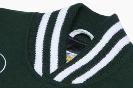 【 BAPE BLACK X GOLDEN BEAR SPORTSWEAR 】VARSITY JACKET sold by Bape