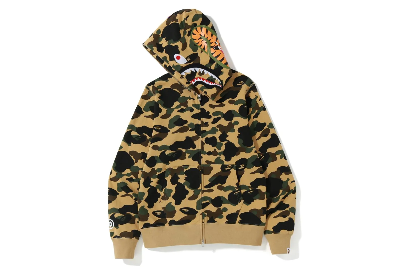 1ST CAMO SHARK FULL ZIP HOODIE sold by Bape product image thumbnail 4