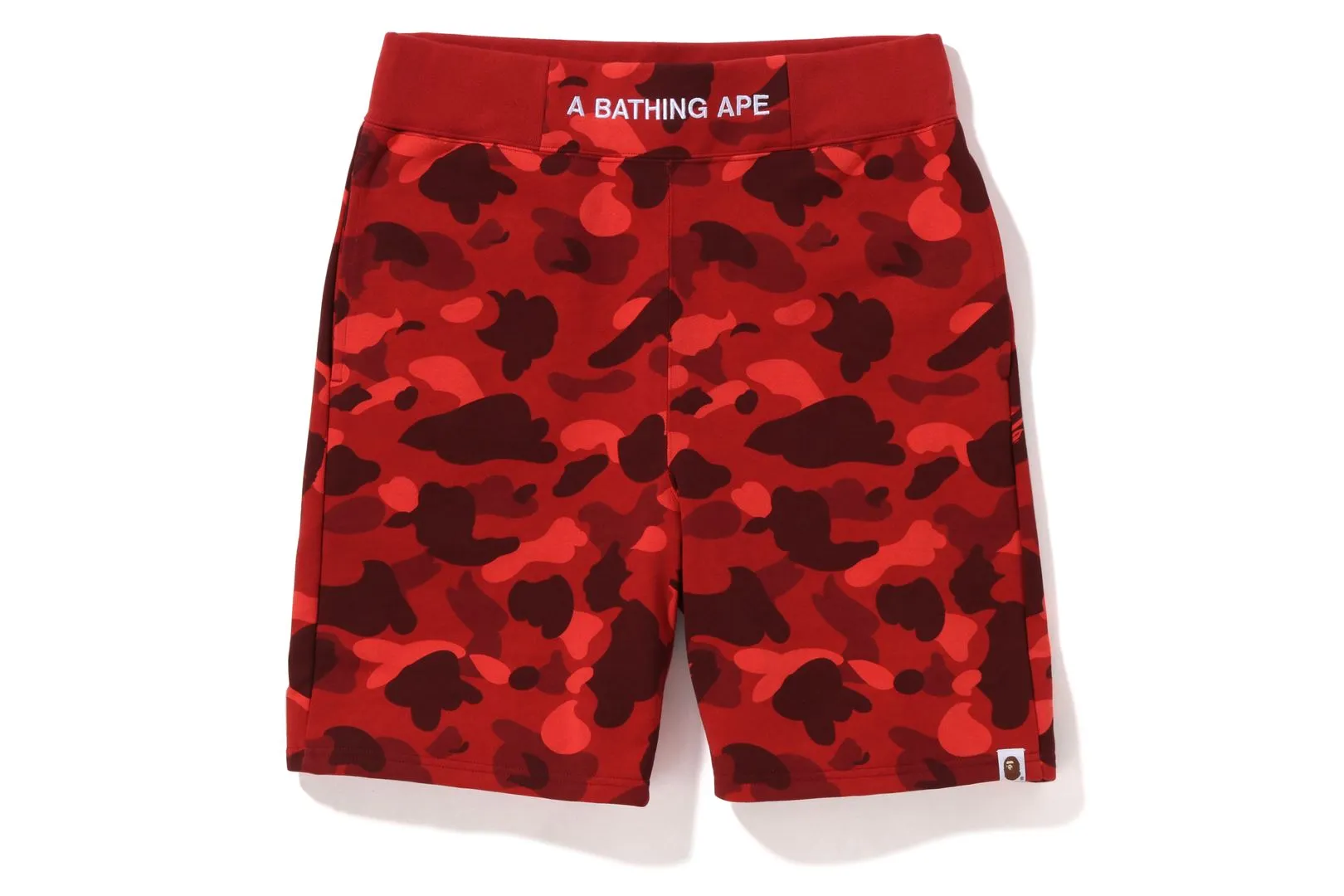 COLOR CAMO SWEAT SHORTS sold by Bape
